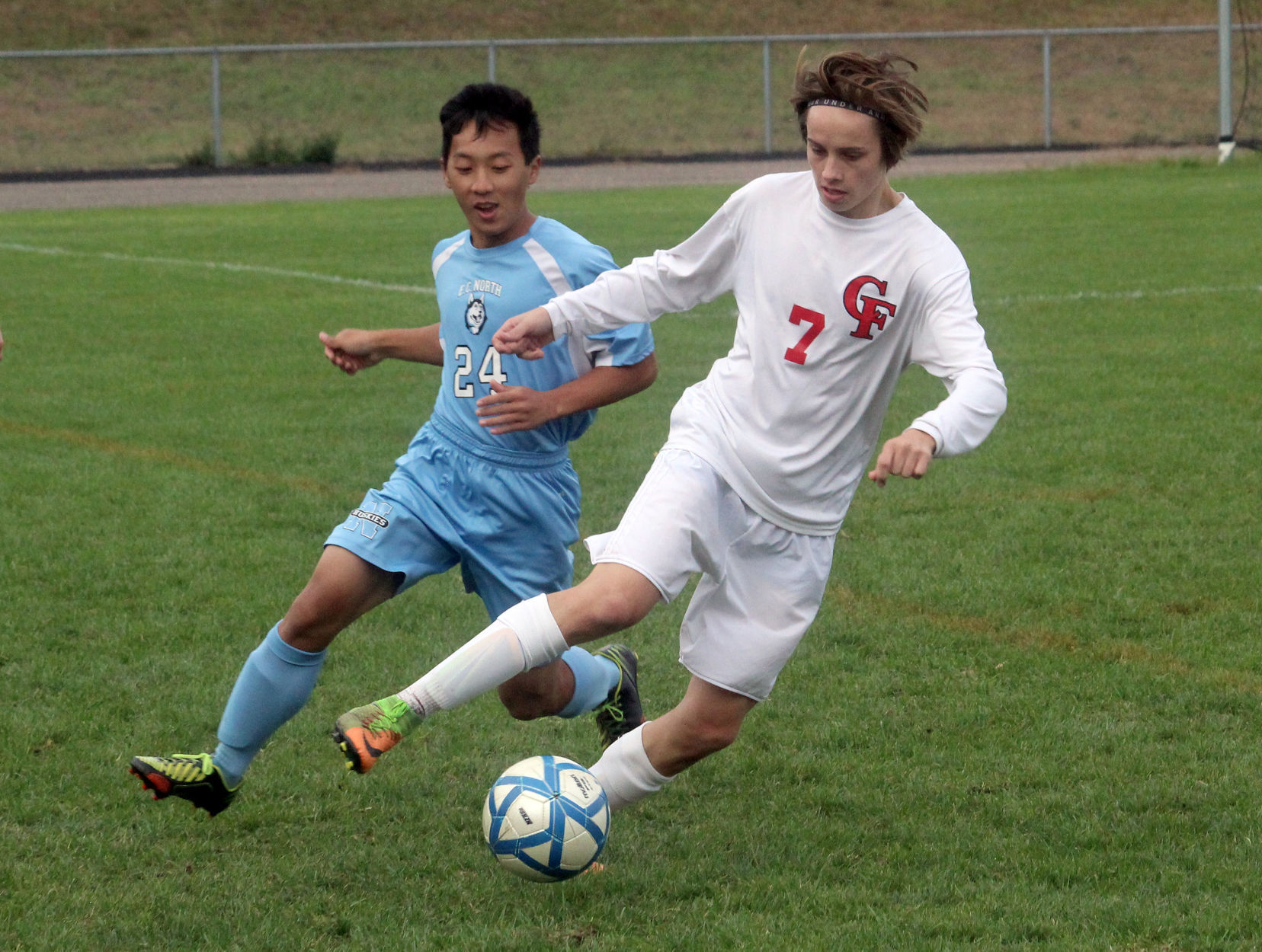 Chi-Hi boys soccer at Eau Claire North boys soccer 10-4-18